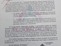 Reitera Ayto. de Tlaxcala ser un gobierno de puertas abiertas