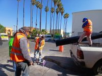 Reinstala Ayuntamiento de Tlaxcala semáforo en la calle Guridi y Alcocer de la capital