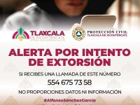 Alerta Protección Civil Municipal de Tlaxcala por llamadas falsas a locatarios