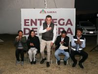 Cumple ASG su compromiso con habitantes de Atlahapa; inaugura iluminación en Avenida Insurgentes