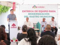 Supervisa Alfonso Sánchez rehabilitación y equipamiento del Rastro Municipal de Tlaxcala