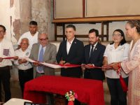 Honra presidente ASG la memoria de Xicohténcatl Axayacatzin con un acto de hermandad internacional