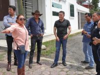 El Presidente Alfonso Sánchez recorrió calles de San Gabriel Cuauhtla para atender de cerca las necesidades ciudadanas