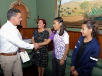 El Presidente Municipal reconoce a jóvenes atletas clasificadas a la etapa regional rumbo a los Nacionales CONADE