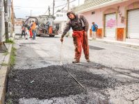 Reinicia el Ayto. de Tlaxcala Programa de Bacheo en zonas de alta movilidad