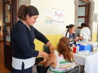 Invita Ayto. de Tlaxcala a ñla ciudadanía a vacunarse contra el sarampión en módulo de SESA