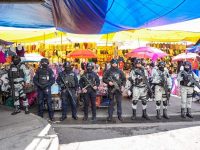 Policía de Tlaxcala y GN blindan la seguridad del tianguis sabatino