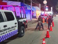 Realiza policía capitalina operativo para verificar motocicletas en zonas de alto tráfico y fortalecer la seguridad