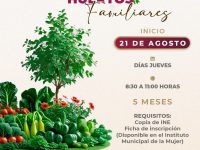 Invita Ayto. de Tlaxcala al curso gratuito de Huertos Familiares para mujeres de la capital