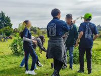 Ciudadanos y Ayto. de Tlaxcala reforestan perímetro de la Laguna de Acuitlapilco