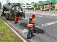 Intensifica el Ayto. de Tlaxcala bacheo en el Centro Histórico y colonias con más tránsito vehicular