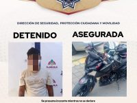 Recupera policía capitalina motocicleta con reporte de robo y detiene a un hombre