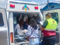 Policía de Tlaxcala y Protección Civil del Ayuntamiento atienden accidente de cuatrimoto en San Sebastián Atlahapa