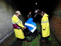 Protección Civil de Chiautempan atiende reportes ciudadanos tras fuerte lluvia