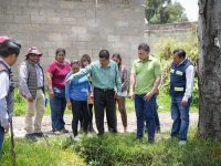 ASG camina con vecinos las calles de Ixtulco y coordina respuesta institucional tras daños por lluvia