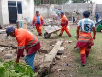 Continúa el Ayto. con acciones para apoyar a familias afectadas por la fuerte lluvia del domingo