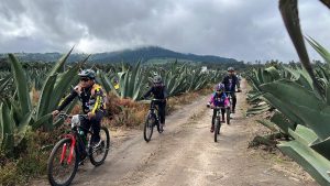 Participaron 100 ciclistas en “Biciteando por Tlaxcala” en el circuito del Maguey en Nanacamilpa