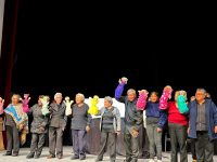 Abuelitos de Chiautempan presentan obra de títeres en el Teatro Xicohténcatl