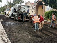 Unen esfuerzos Ayto. de Tlaxcala y gobierno del estado para bachear la Avenida Carvajal y bulevar Revolución