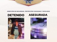 Policía capitalina asegura a hombre con antecedentes penales y vehículo relacionado con hechos delictivos