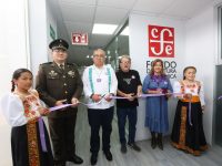 Inaugrua Paco Ignacio Taibo II librería del fondo de cultura económica “Nellie Campobello” en la SEPE