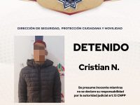 Detiene policía de la capital a joven extranjero con documentación migratoria irregular
