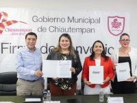 Ayuntamiento de Chiautempan firma convenio con Fonacot en beneficio de trabajadores