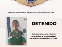 Policía de la capital detiene a hombre señalado por intento de robo a una mujer en un estacionamiento
