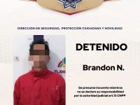 Detiene policía de la capital a un hombre por alertar el orden público