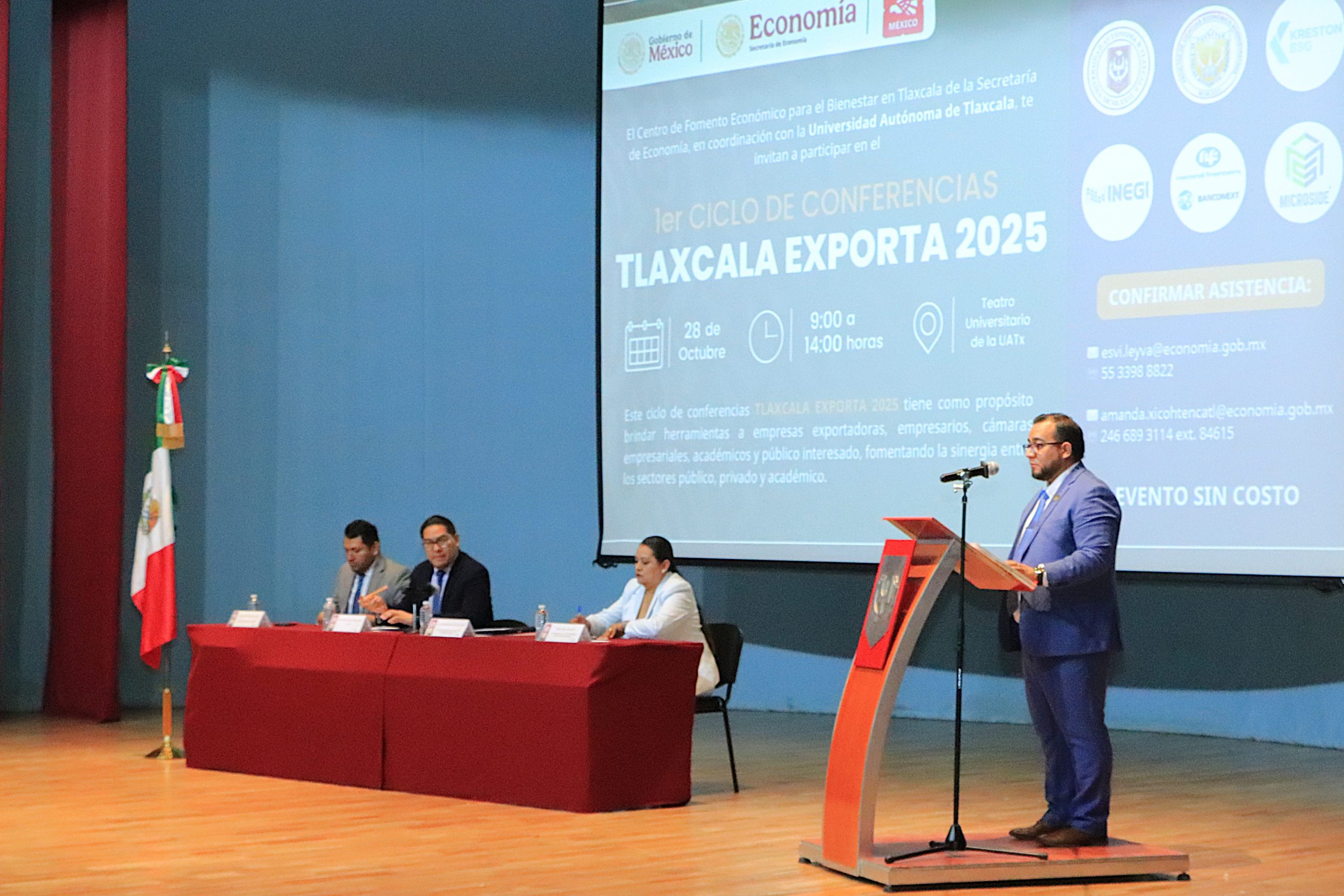 Inauguran en la UATx trabajos del Primer Ciclo de Conferencias: Tlaxcala Exporta 2025