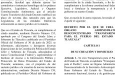 Crea gobierno de Tlaxcala “Transparencia para el Pueblo”; garantizará el cumplimiento de las obligaciones de transparencia