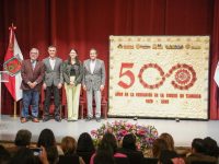 Develan alcalde ASG y Secretaria de Cultura placa conmemorativa por los 500 años de la Fundación de Tlaxcala