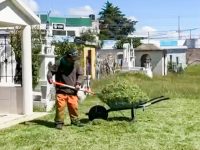 Ayto. capitalino realiza Jornada de Mantenimiento en panteón de Atempan e Ixtulco previo a Día de Muertos