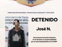 Policía de Tlaxcala detiene a hombre con múltiples antecedentes delictivos