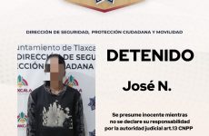 Policía de Tlaxcala detiene a hombre con múltiples antecedentes delictivos
