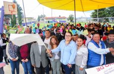 Arrancamos la construcción de la sexta techumbre escolar en Chiautempan: Blanca Angulo