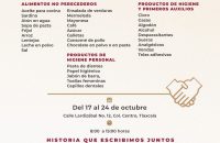 Ayto. de Tlaxcala instala Centro de Acopio en solidaridad con familias afectadas por las lluvias