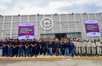 Gobernadora da el banderazo de salida a 75 toneladas de ayuda humanitaria para damnificados por lluvias