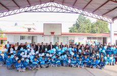 Ya vamos por la séptima techumbre escolar en Chiautempan: Blanca Angulo