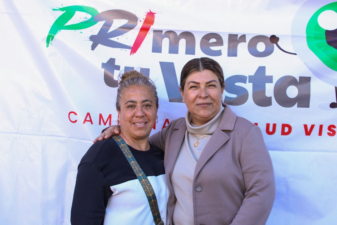 Sandy Aguilar lleva la campaña “Primero Tu Vista” a Santa Anita Huiloac