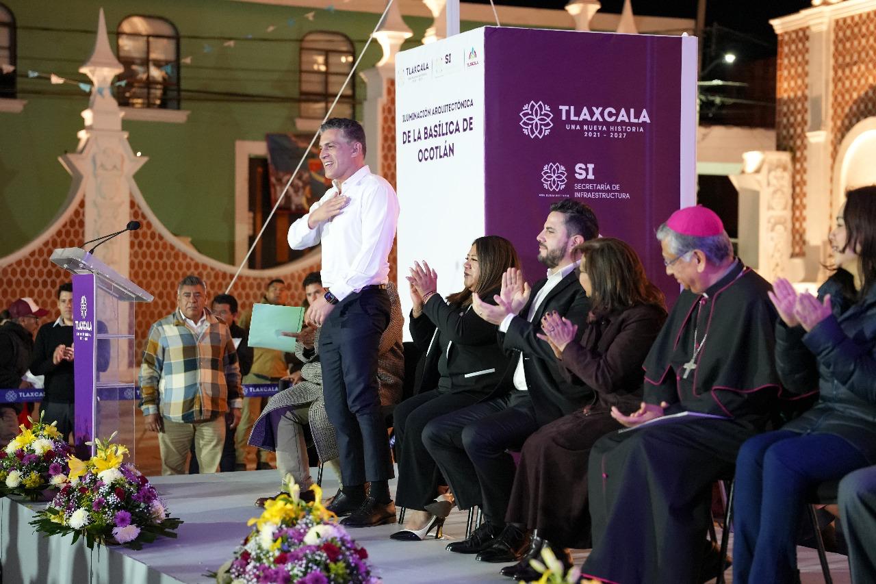 Ver resplandecer a la Basílica de Ocotlán es renovar la esperanza y unidad de las familias: ASG