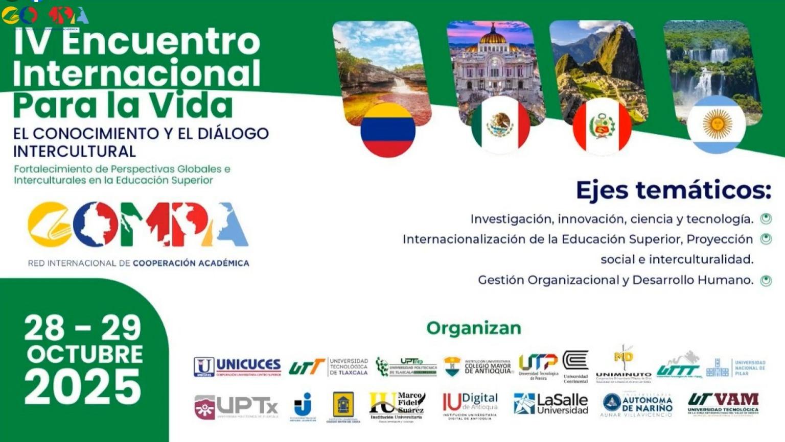 UPTx impulsa la cooperación académica internacional en el IV Encuentro RED COMPA