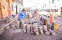 Inicia el Ayto. de Tlaxcala con la rehabilitación de la calle 20 de Noviembre